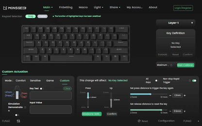 Akko MonsGeek FUN60 PRO&MAX HE Machanical Keyboard Magnetic Switch 60% Esports Gaming Keyboard Rapid Trigger 8K Custom Keyboard Deals 4 U  Gaming Accessories Deals 4 U