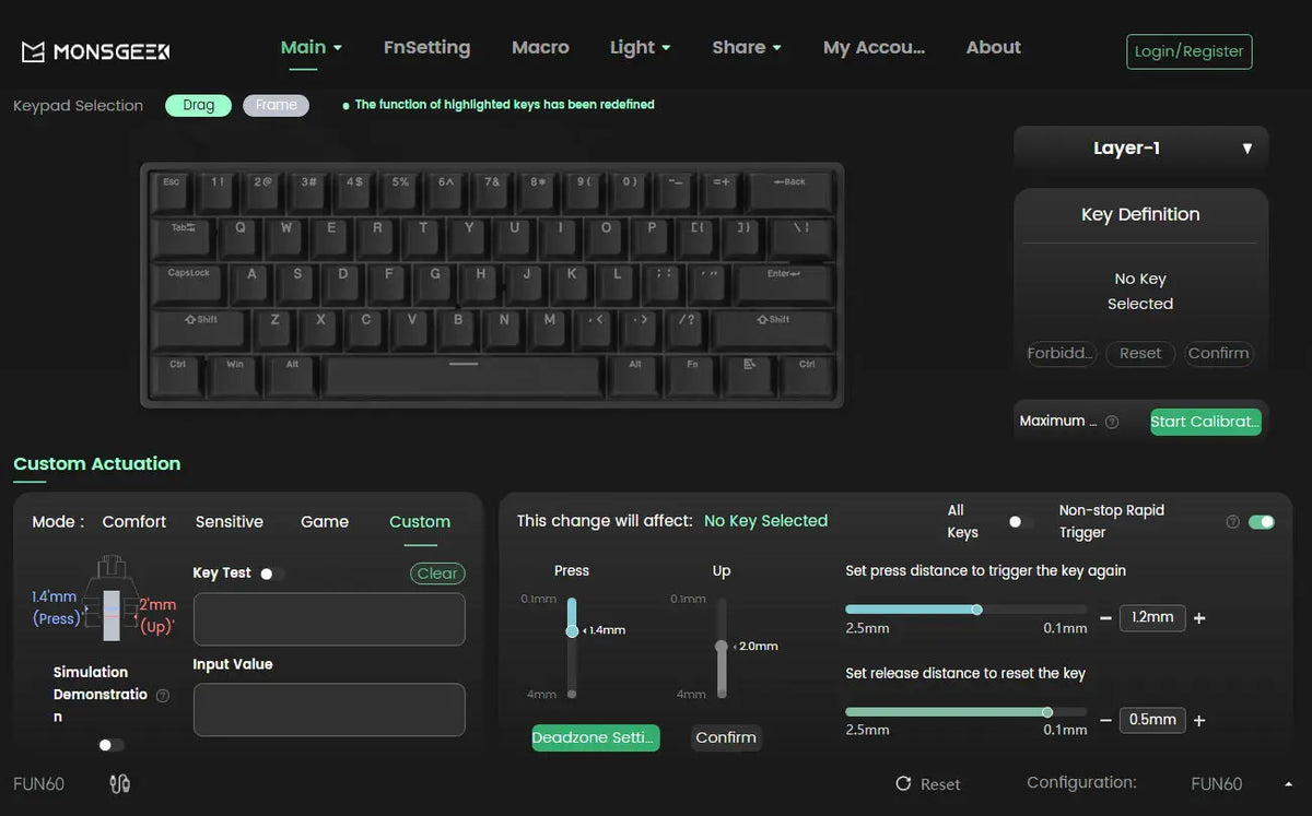 Akko MonsGeek FUN68 FUN60 PRO&MAX  HE Magnetic Keyboard 60% 65% Gaming Keyboards Rapid Trigger 8K Custom Keyboard Gamer Esports Deals 4 U  Gaming Accessories Deals 4 U