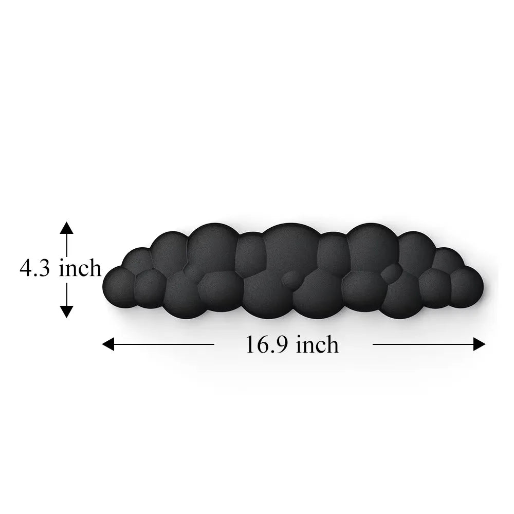 Keyboard Cloud Wrist Rest Pad Anti-Slip Desk Mat Memory Foam Palm Rest Ergonomic Mouse Pad Typing Wrist Rest for Office