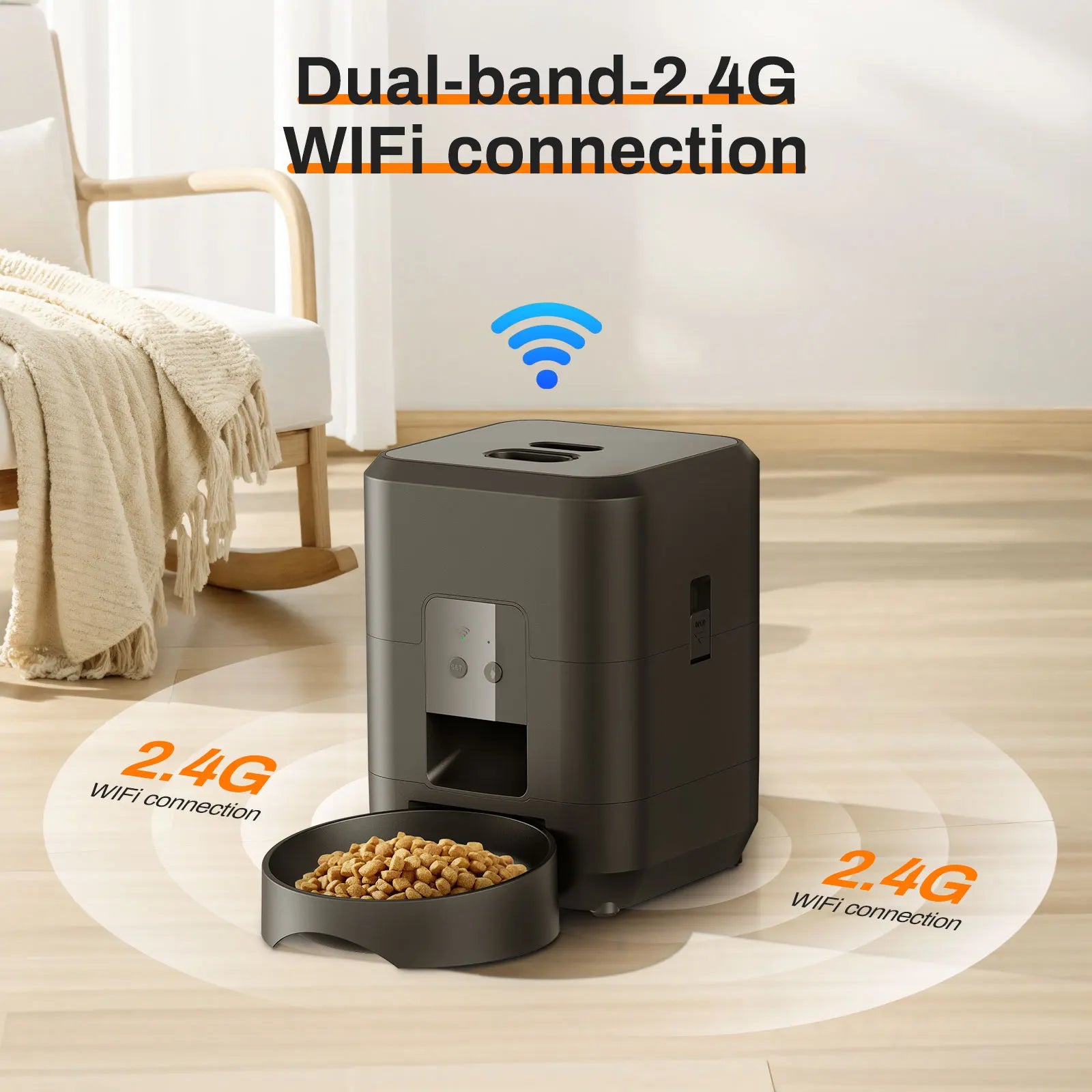 Smart Pet Feeder Automatic Cat Feeder Dog Slow Food Machine With Timed Quantitative Automatic Cat Food Dispenser Cat Dog Bowl Deals 4 U   Deals 4 U