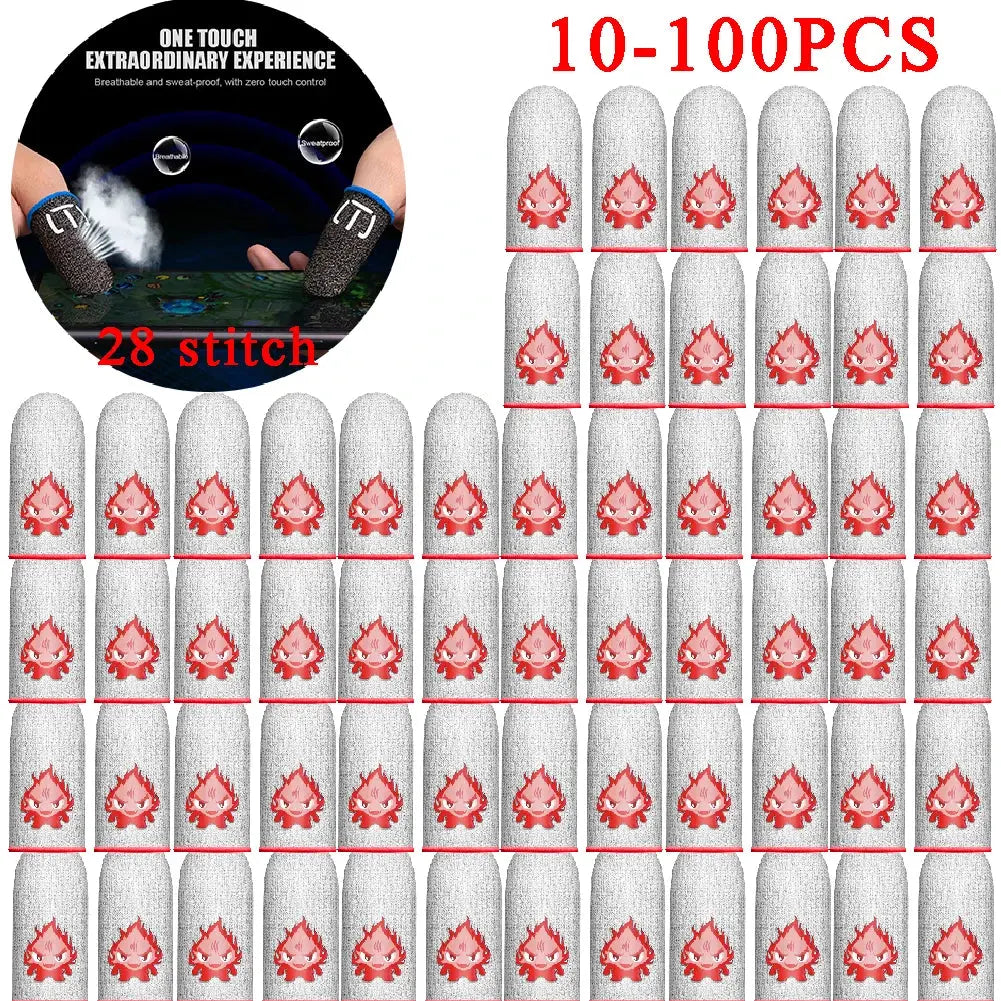 100-10PCS Finger Cover Game Controller For PUBG Sweatproof Anti-slip Fingertip Cover Thumb Gloves For Mobile Game Deals 4 U  Mobile Gaming Deals 4 U