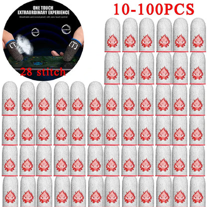 100-10PCS Finger Cover Game Controller For PUBG Sweatproof Anti-slip Fingertip Cover Thumb Gloves For Mobile Game Deals 4 U  Mobile Gaming Deals 4 U