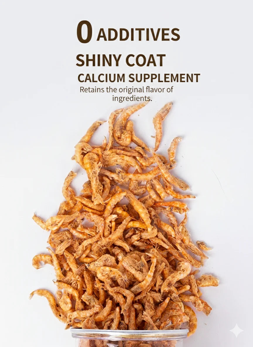 Premium Freeze-Dried Krill Cat Treats - Healthy & Nutritious Snacks for Pet Dental Health Deals 4 U   Deals 4 U