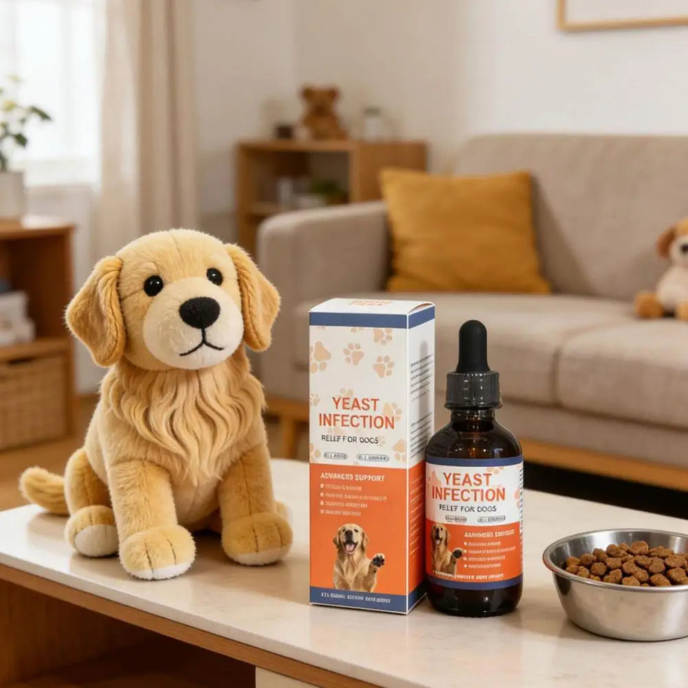 Dog Yeast Infection Relief Drops Natural Itch Relief Immune Support Soothes Itching Support Skin Coat Health For All Ages Breeds Deals 4 U   Deals 4 U