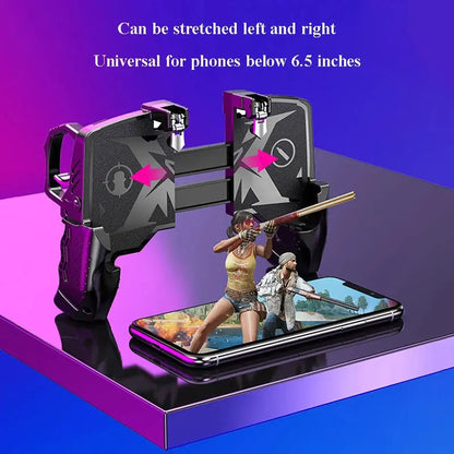Metal Pubg Controller Joystick For Pubg Mobile Trigger Gamepad For iPhone Android Phone Smartphone Shooting Game Deals 4 U  Gaming Accessories Deals 4 U
