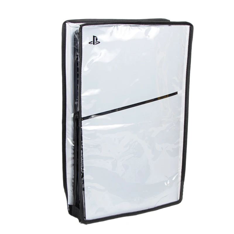 For PS5 Slim Console Dust Cover Dustproof Transparent Case Dustprevent Bag Game Accessories For Disc Version & Digital Edition