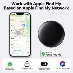 Pet Tracker No Monthly Fee No SIM Work with Apple iOS Find My Anti-Lost Finder Tag for Dogs Cats with Airtag Case GPS Tracker Deals 4 U   Deals 4 U