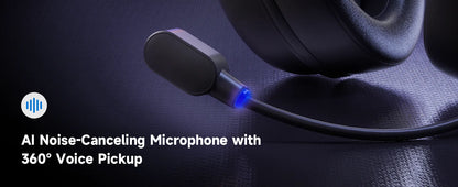 MCHOSE V9 Pro Wireless Headset 7.1 Surround Sound 53mm Gaming Headphones Noise Canceling Mic Low Latency Lightweight for PS5 PC SWITCH with Microphone