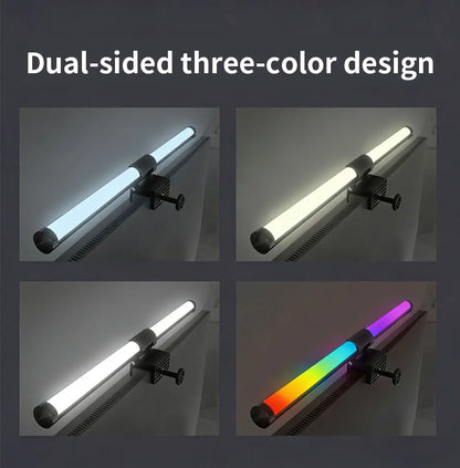 LED RGB Gaming Ambient Light Flexible Silicone Backlight Smart Desk Light Bar Eye Protection LED Lamp for Monitor Office Reading