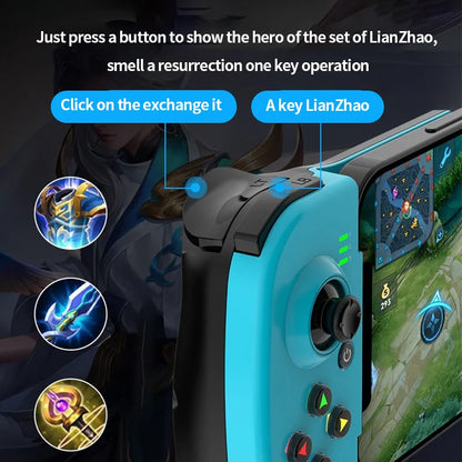D3 TypeC Telescopic Mobile Phone Gamepad Bluetooth-compatible 5.0 Wireless Game Controller For PUBG Android iOS for Switch PS4/3