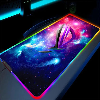 Black Mouse Pad Asus Rgb Gaming Mause Mat Anime Mats Gamer Rug Pc Xxl Cute Pads Large Game Keyboard Carpet Backlight Mousepad Deals 4 U  Gaming Accessories Deals 4 U