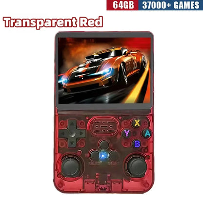 R36S Retro Handheld Game Console 3 5 Inch IPS Screen 64GB 128GB 256GB Portable Gaming Device with Built in Games