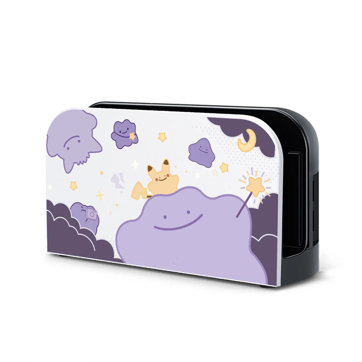Cartoon Switch 2 Protective Case for Nintendo Switch 2 Glitter Purple Customize Joy-Con Console Case Can be inserted Dock Cover