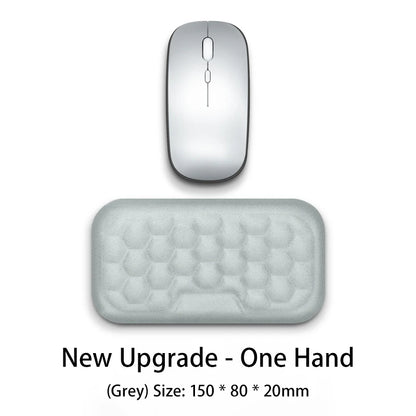 Keyboard Pad Set Memory Foam for Office Computer Laptop Easy Typing Pain Relief Keyboard Wrist Rest Mouse Pad Computer Mouse Pad