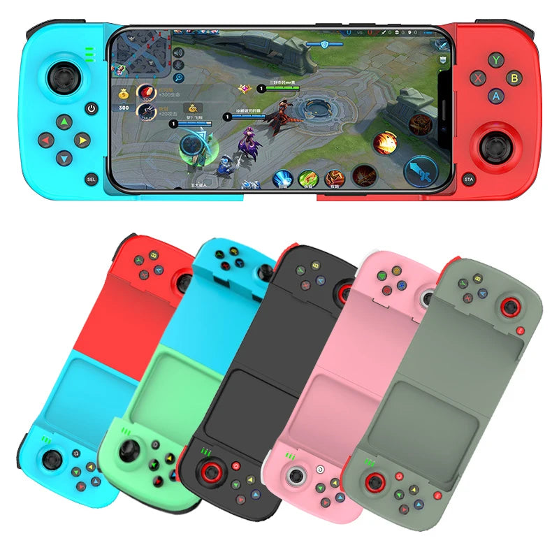 D3 TypeC Telescopic Mobile Phone Gamepad Bluetooth-compatible 5.0 Wireless Game Controller For PUBG Android iOS for Switch PS4/3