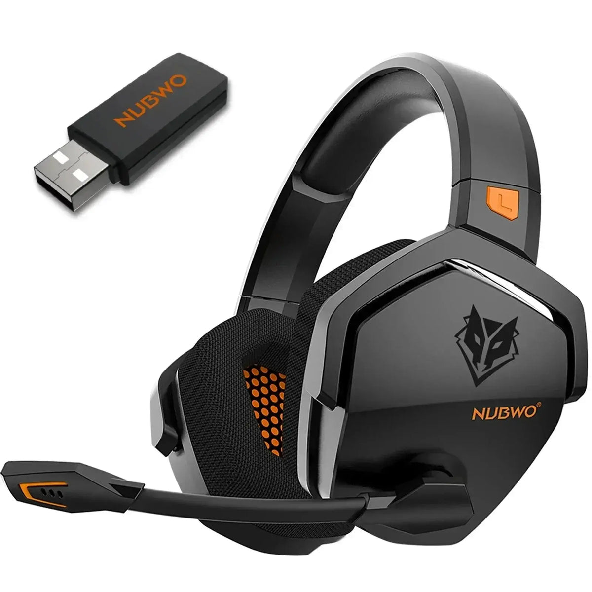 NUBWO G06 Pro Wireless Gaming Headset with Charging Station for Headset and PS5 Controller 17ms Low Latency Dynamic 50mm Drivers Deals 4 U  Gaming Accessories Deals 4 U
