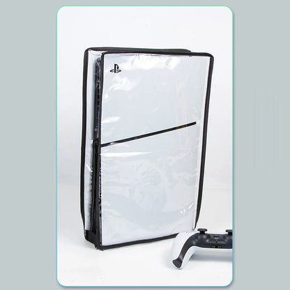 For PS5 Slim Console Dust Cover Dustproof Transparent Case Dustprevent Bag Game Accessories For Disc Version & Digital Edition