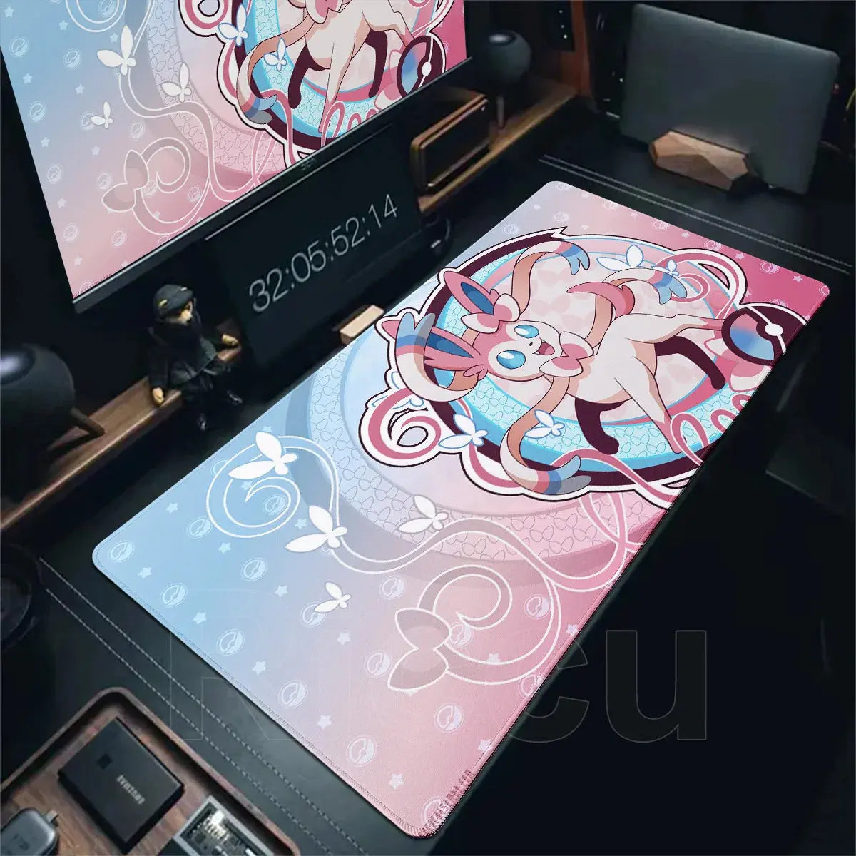 Japan Anime Gamer Mouse Pad E-eevee Cabinet Kawaii Tablepad XXL P-pokemon Keyboard Rug Laptop PC Gaming Rubber Extended DeskMats Deals 4 U  Gaming Accessories Deals 4 U