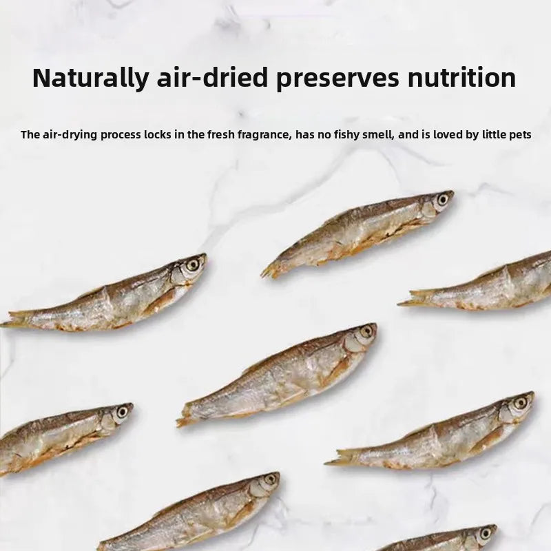 Nai chong Freeze-Dried Freshwater Fish Snacks - All-Natural Treats for Turtles, Cats, Dogs & Small Pets - Nutritional Supplement Deals 4 U   Deals 4 U