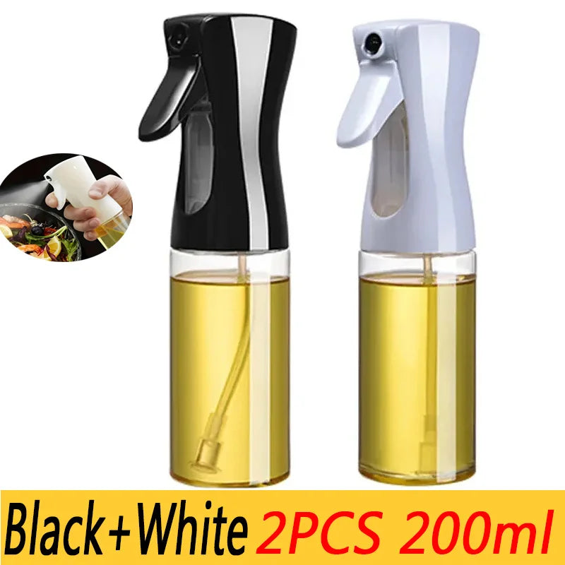 200/300/500ml Oil Spray Bottle BBQ Cooking Olive Oil Sprayer Plastic Baking Oil Spray Empty Bottle Vinegar Bottle Or  Oil brush Deals 4 U   Deals 4 U