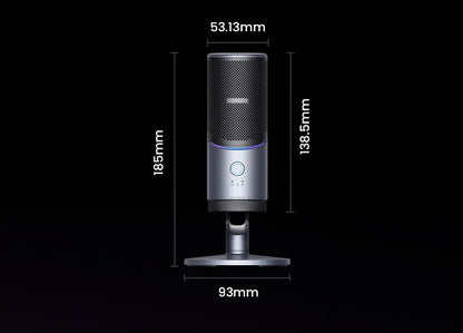 Mic USB Microphone with RGB Modes Professional Condenser Mic for PC Mac Gaming Karaoke Recording Streaming Podcasting Deals 4 U  Streaming Equipment Deals 4 U