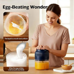 Electric Garlic Chopper,Mini Portable Veggie Cutter,Upgrade Electric Mini Garlic Chopper Set,Vegetable Chopper and Spiralizer with Container and Lid,USB Rechargeable (Blue) Deals 4 U  Smart Home gadget Deals 4 U