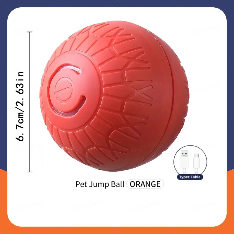 Smart Dog Toy Ball Automatic Interactive Pet Electronic Rolling USB Rechargeable Moving Bouncing for Puppy to Large dog Chew Toy Deals 4 U   Deals 4 U