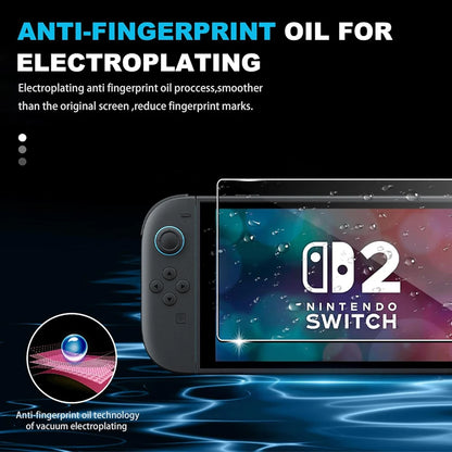 Screen Protector Tempered Glass For Switch Nintendo 2 With Joystick Cap Accessories Protector For Switch Nintendo 2