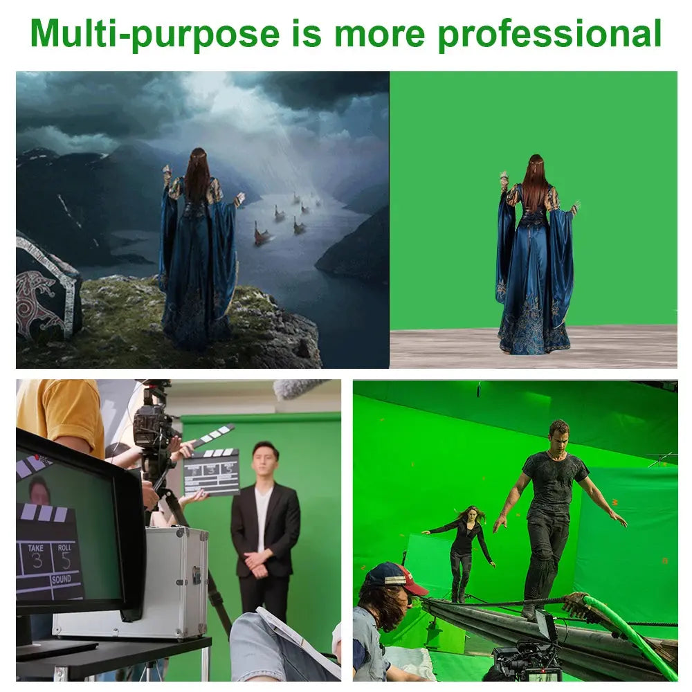 Background For Photography Backdrops White/Black/Blue/Green Screen Chroma Key Muslin Studio Photo Shooting Backdrop Cloth Paper Deals 4 U  Streaming Equipment Deals 4 U