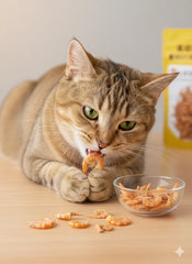 Premium Freeze-Dried Krill Cat Treats - Healthy & Nutritious Snacks for Pet Dental Health Deals 4 U   Deals 4 U