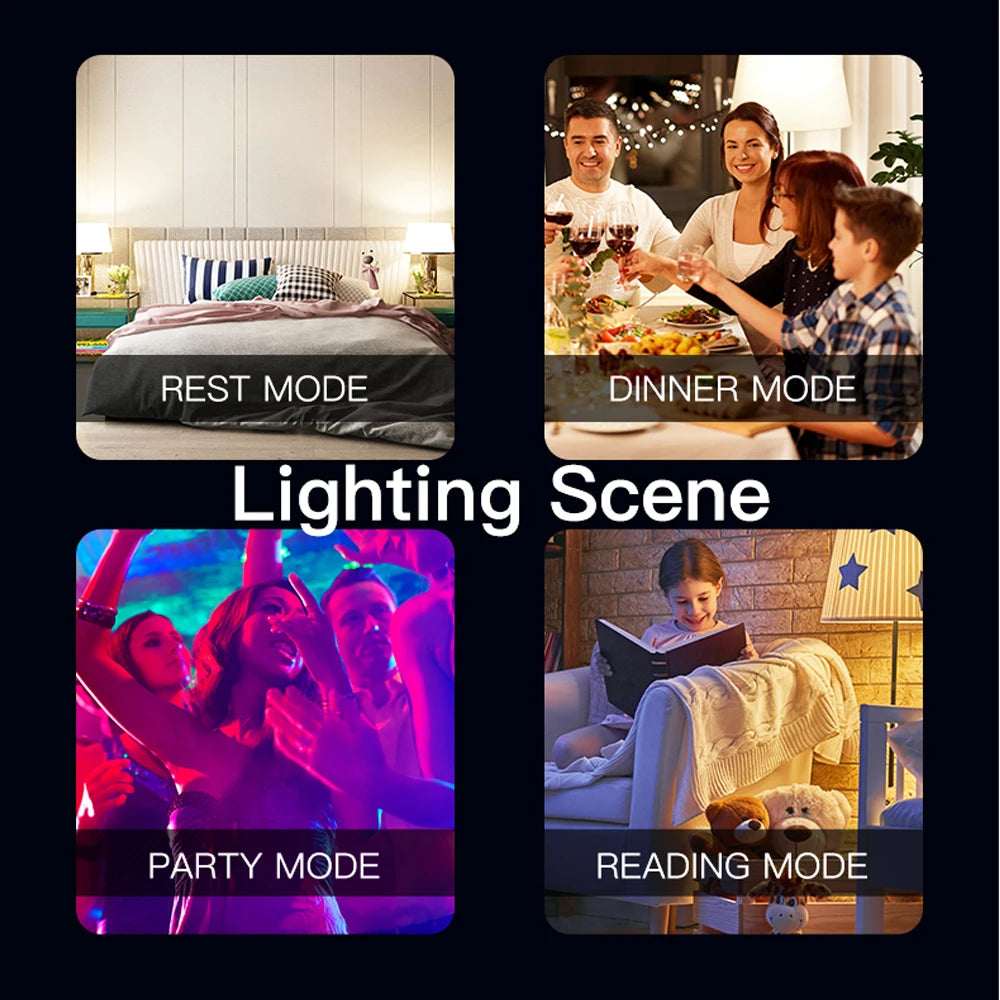 MOES Tuya ZigBee GU10 Smart LED Bulbs RGB C+W White Dimmable Lamps Smart Life APP Control Light Bulbs Voice Alexa/Google Deals 4 U   Deals 4 U