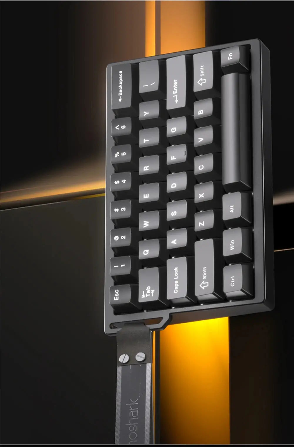 Darmoshark KT35 Mechanical Gaming Keyboard Aluminum Alloy One-Handed Keypad Magnetic Axis Wired Hot Swap Keyboard Macro Driver Deals 4 U  Streaming Equipment Deals 4 U