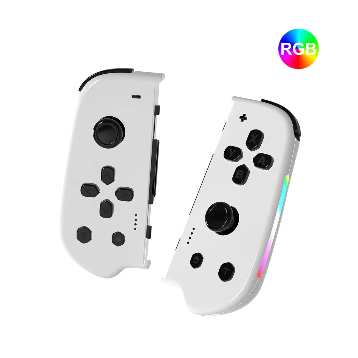 GAMINJA Wireless Joypad Controller for Switch Game Console with RGB Lamp L/R Handle Grip Wake up Screenshot Function Deals 4 U  Mobile Gaming Deals 4 U