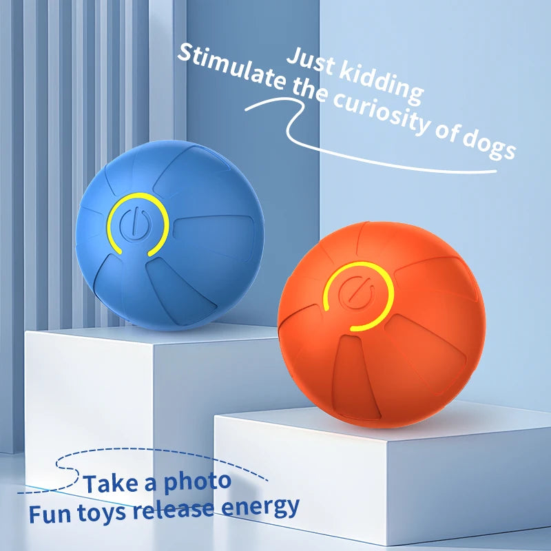 Smart Dog Toy Ball Automatic Interactive Pet Electronic Rolling USB Rechargeable Moving Bouncing for Puppy to Large dog Chew Toy Deals 4 U   Deals 4 U