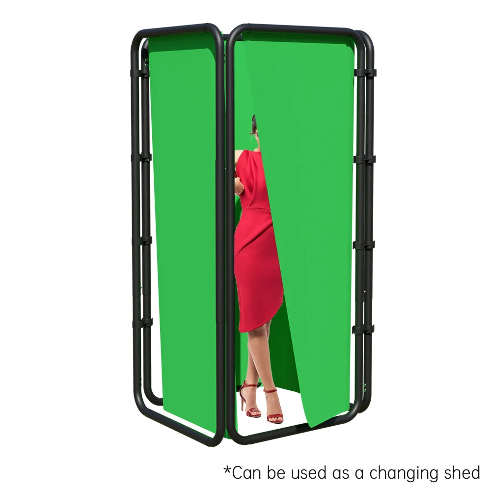 SH 2.4x4M Background Stand Frame With Photography Green Screen Backdrops  Photography Background Support Studio Light Tripod Deals 4 U   Deals 4 U