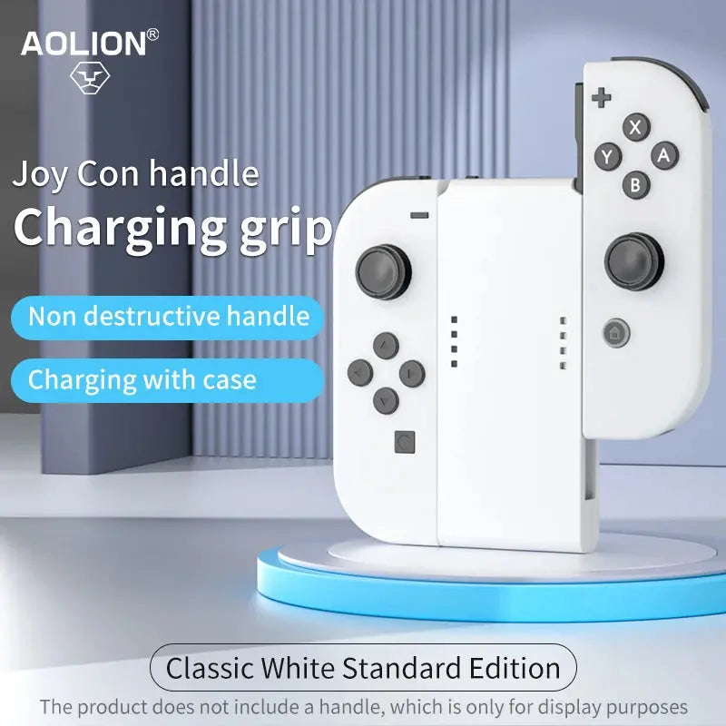 Aolion Portable Charging Grip Bracket For Nintendo Switch/OLED For Joy-con Controller Charging Dock For Switch Game Accessories Deals 4 U  Console Accessories Deals 4 U