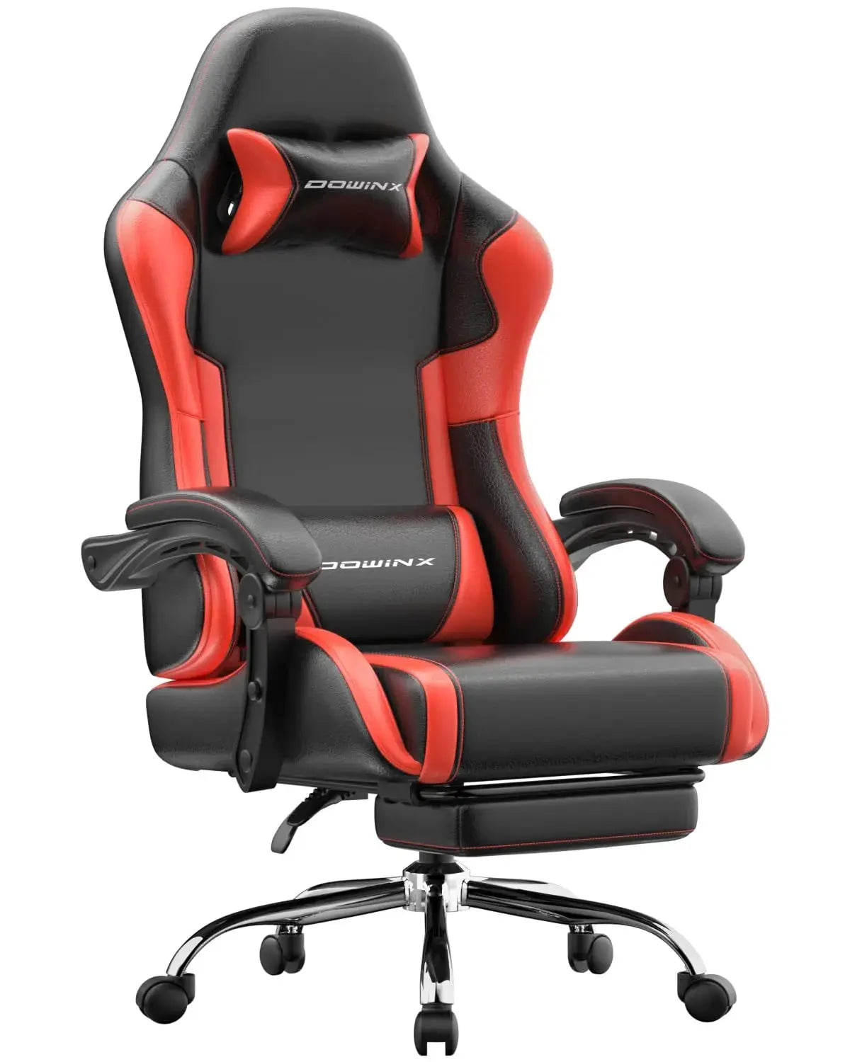 Ergonomic Gaming Chair with Footrest, Massage Lumbar Support, Adjustable Height & Headrest Pillow, Customized Deals 4 U  Gaming Accessories Deals 4 U