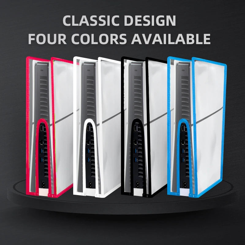 For PS5 Slim Console Dust Cover Dustproof Transparent Case Dustprevent Bag Game Accessories For Disc Version & Digital Edition