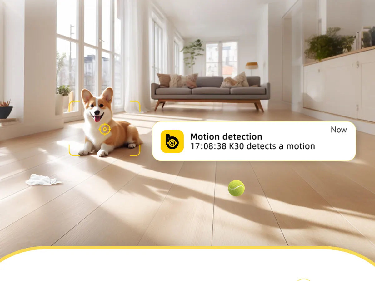 Boykeep 2K Pet Dog Camera with Phone App, 5G/2.4GHz WiFi Indoor Security Baby Camera, 360° Pan & Tilt, 2-Way Audio, Night Vision Deals 4 U   Deals 4 U