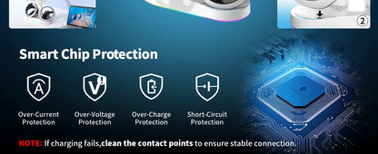 Controller Charging Dock for PS5 VR2 Charging Station with VR Headset Holder Display Stand PS VR2 Controller Charger for PSVR2