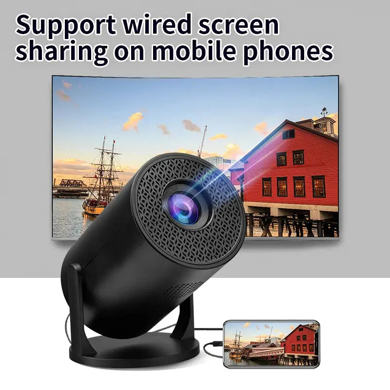 2026 New HY300 Projector with WiFi6 & BT5.0, Portable Beamer 1080P/4K Support Auto Keystone Smart Proyector Deals 4 U  Gaming Accessories Deals 4 U