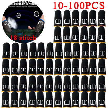 100-10PCS Finger Cover Game Controller For PUBG Sweatproof Anti-slip Fingertip Cover Thumb Gloves For Mobile Game Deals 4 U  Mobile Gaming Deals 4 U
