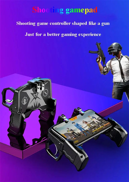 Metal Pubg Controller Joystick For Pubg Mobile Trigger Gamepad For iPhone Android Phone Smartphone Shooting Game Deals 4 U  Gaming Accessories Deals 4 U