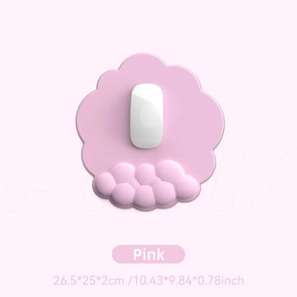 Keyboard Cloud Wrist Rest Pad Anti-Slip Desk Mat Memory Foam Palm Rest Ergonomic Mouse Pad Typing Wrist Rest for Office