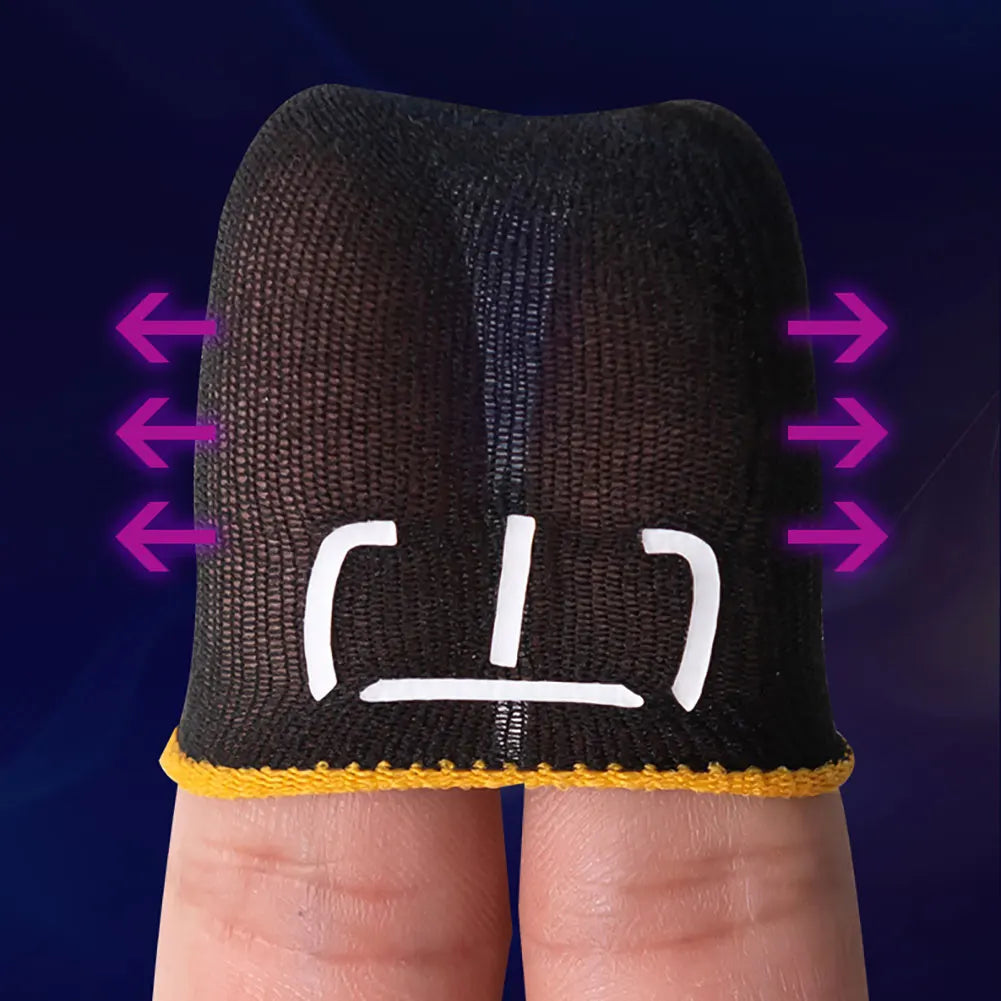 100-10PCS Finger Cover Game Controller For PUBG Sweatproof Anti-slip Fingertip Cover Thumb Gloves For Mobile Game Deals 4 U   Deals 4 U