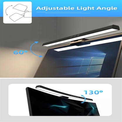 Curved LED Monitor Light Bar Rgb Computer Screen Lamp Stepless Dimming Backlight Hanging Laptops Gaming Gamer Office Lighting