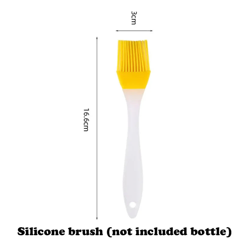 200/300/500ml Oil Spray Bottle BBQ Cooking Olive Oil Sprayer Plastic Baking Oil Spray Empty Bottle Vinegar Bottle Or  Oil brush Deals 4 U   Deals 4 U