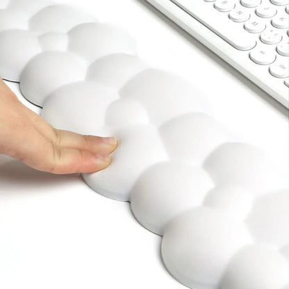 Mouse Pad with Wrist Rest Keyboard Cloud Anti-Slip Desktop Office Gamer Mouse Wrist Rest Ergonomic Keyboard Mouse Pad Wrist Rest