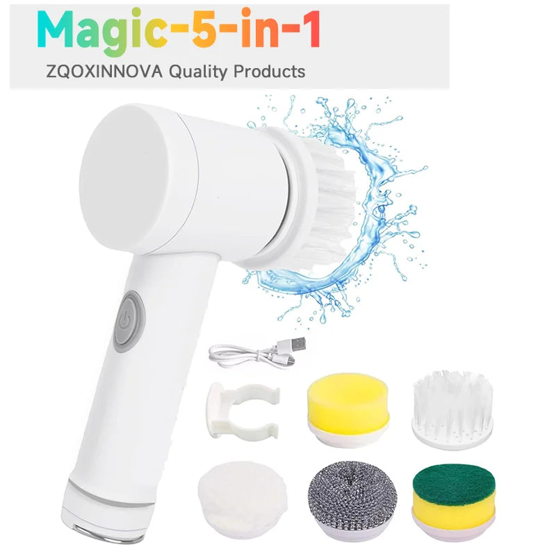Cordless Household Spin Scrubber Kitchen Gadgets Hair Brushes Bathroom Broom Toilet  Multipurpose Cleaning Brush  Electric Mops Deals 4 U   Deals 4 U