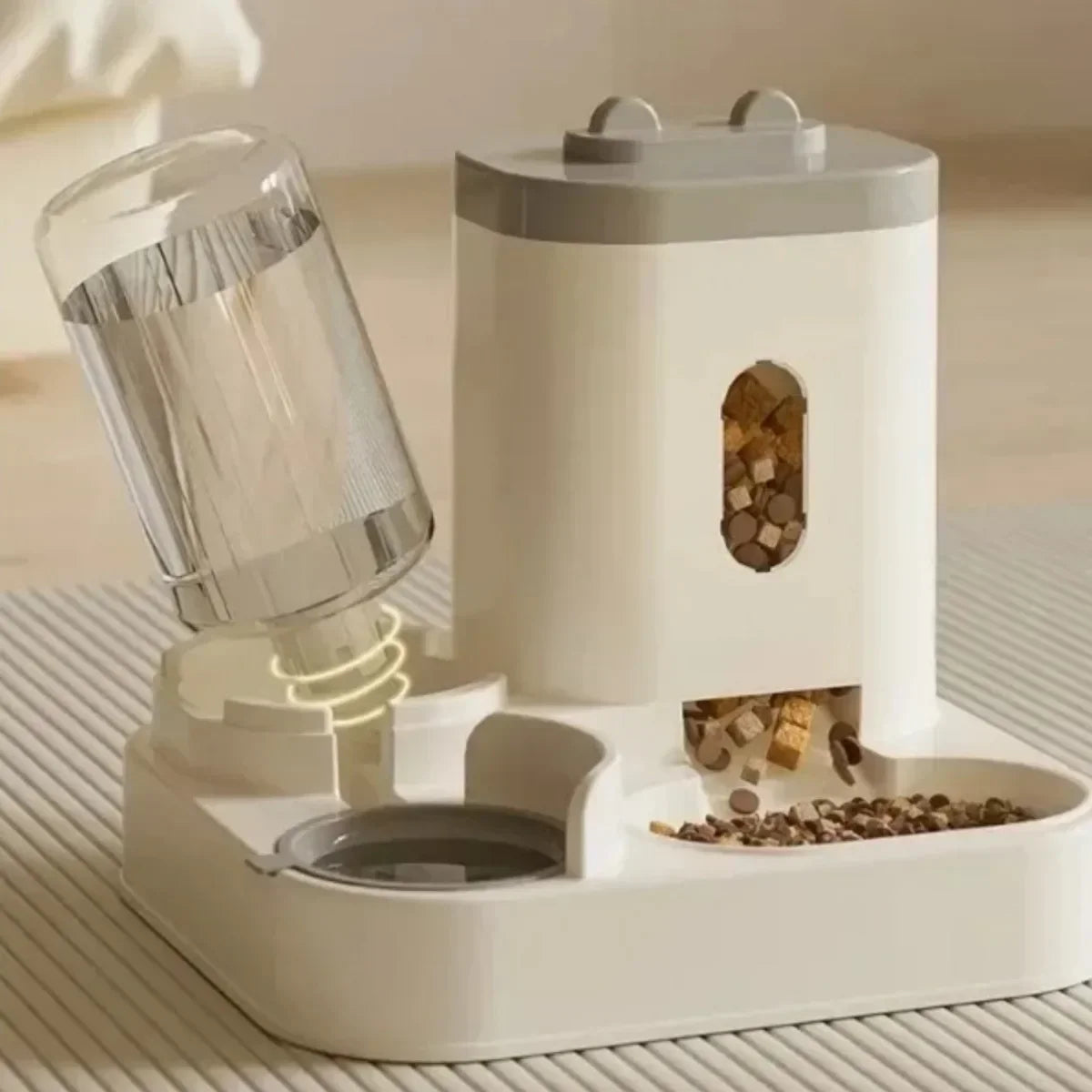 Automatic Feeder Dog Cat Food Bowl With Water Fountain Large Capacity Pet Food Storage Dispenser Container Puppy Pet Accessories Deals 4 U   Deals 4 U